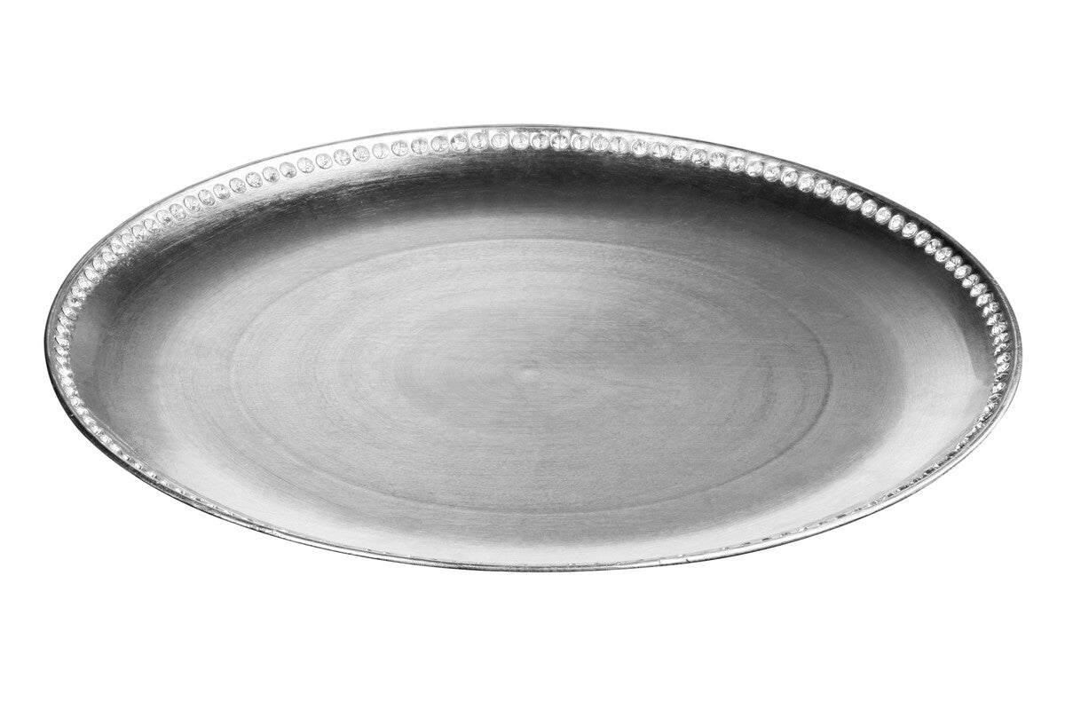 Radiance Silver Decorative Charger Plate