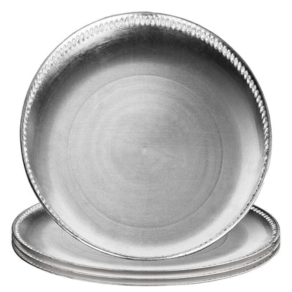 Radiance Silver Decorative Charger Plate
