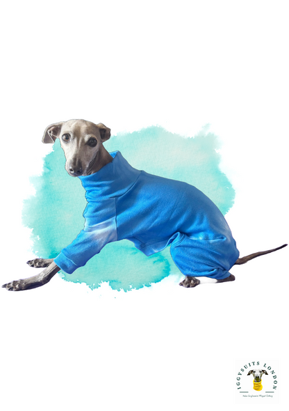 Puppy Jersey Suit - Blue Tie Dye