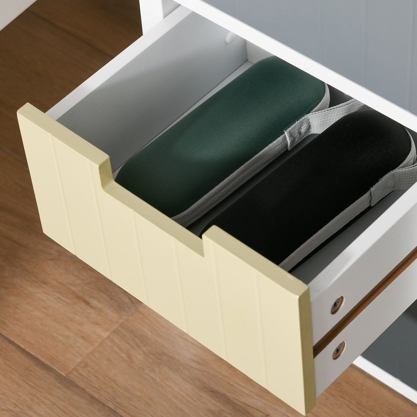 Chest of Drawers Storage Side Cabinet w/ 3 Detachable Drawers Home Furniture