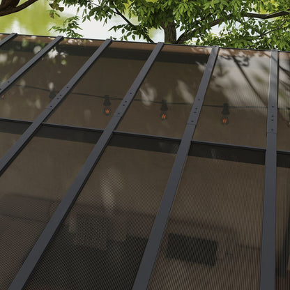 3 x 3(m) Pergola Kit Gazebo with UPF 50+ and Waterproof Polycarbonate Roof