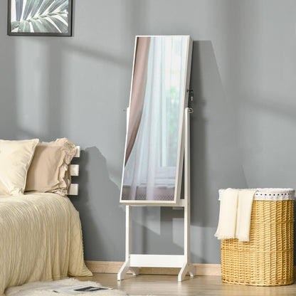 Jewellery Cabinet with Full-Length Mirror