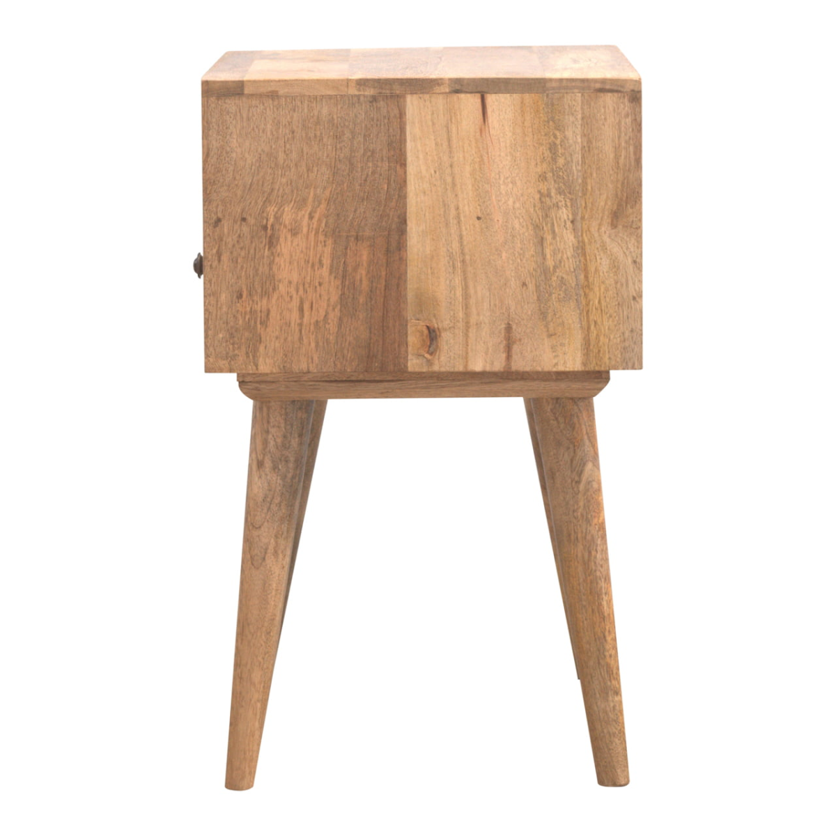 Artisan Furniture Solid Wood Modern Bedside with Open Slot