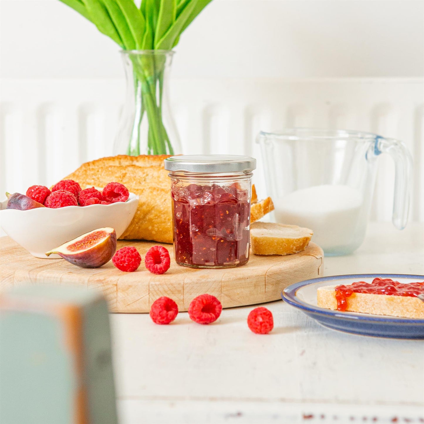 150ml Glass Jam Jars with Lids - Pack of 6