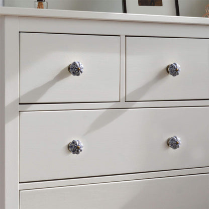 Vintage Floral Ceramic Cabinet Knob