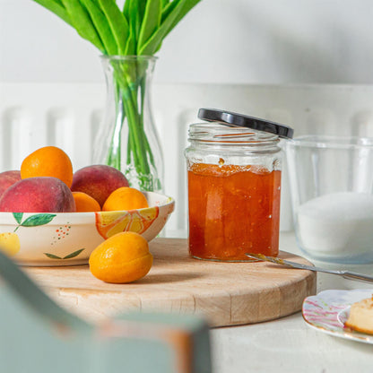 380ml Glass Jam Jars with Lids - Pack of 6