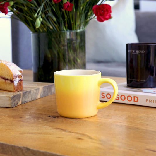 330ml Yellow New Bone China Ombre Mug