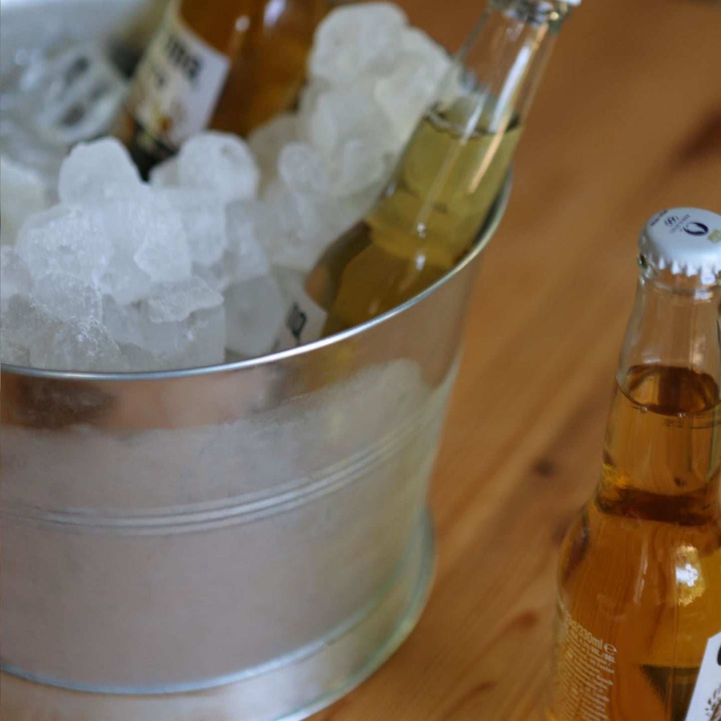 Handmade Galvanized Iron Ice Bucket - 26.5cm