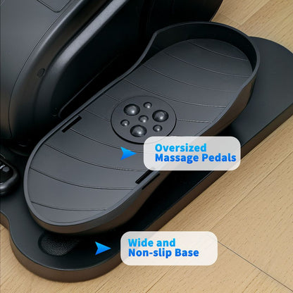 SPORTNOW Under Desk Elliptical Machine Pedal Exerciser w/ 10 Speeds