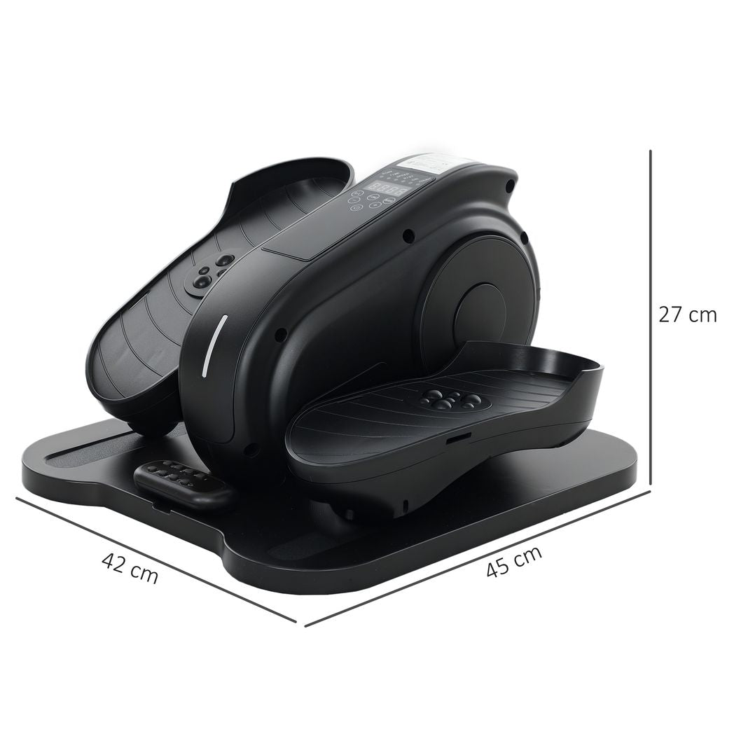 SPORTNOW Under Desk Elliptical Machine Pedal Exerciser w/ 10 Speeds