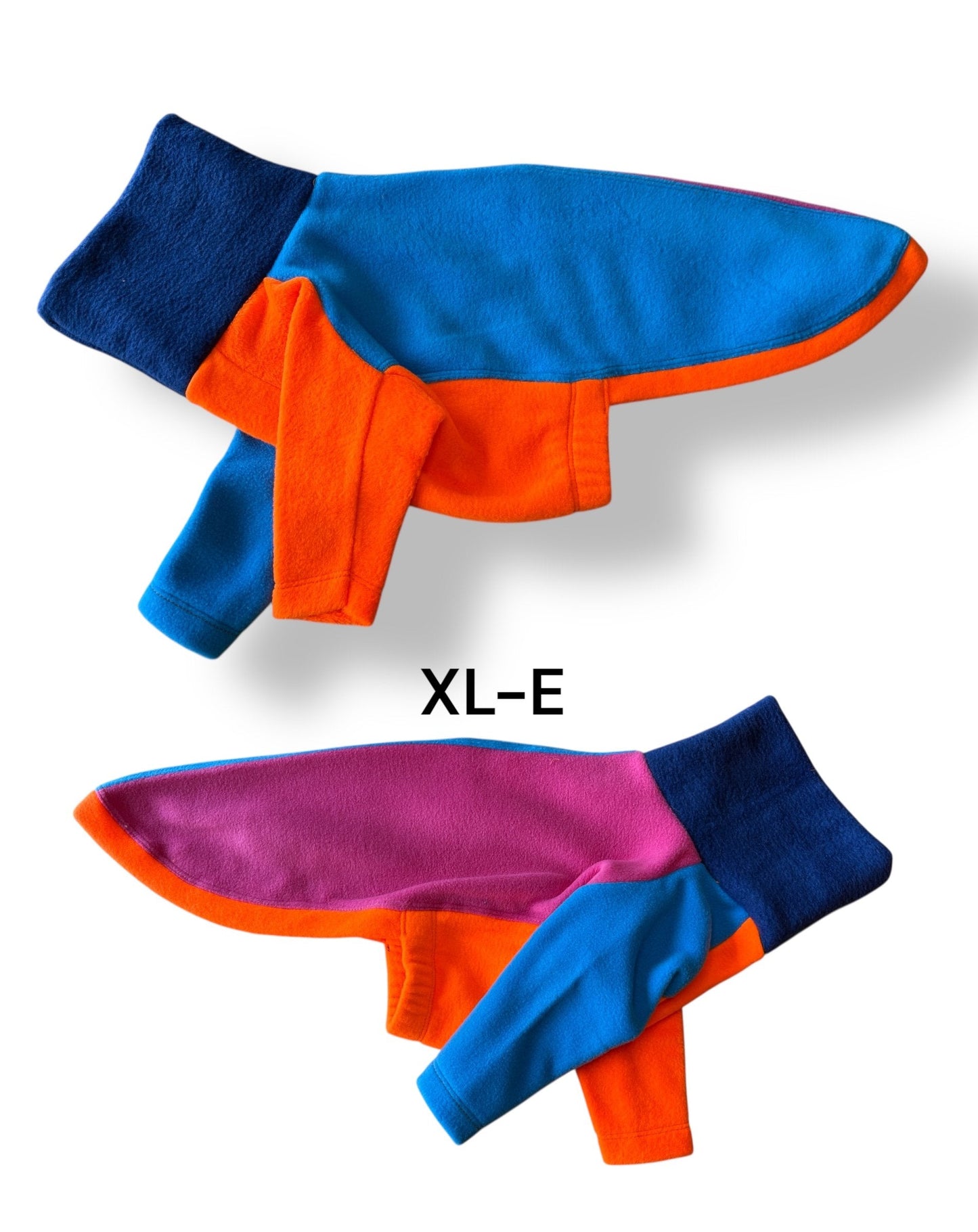 Fleece Jumper - Neon Colour Block