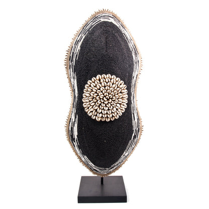 Cameroon Beaded Shield - Oblong -  17A