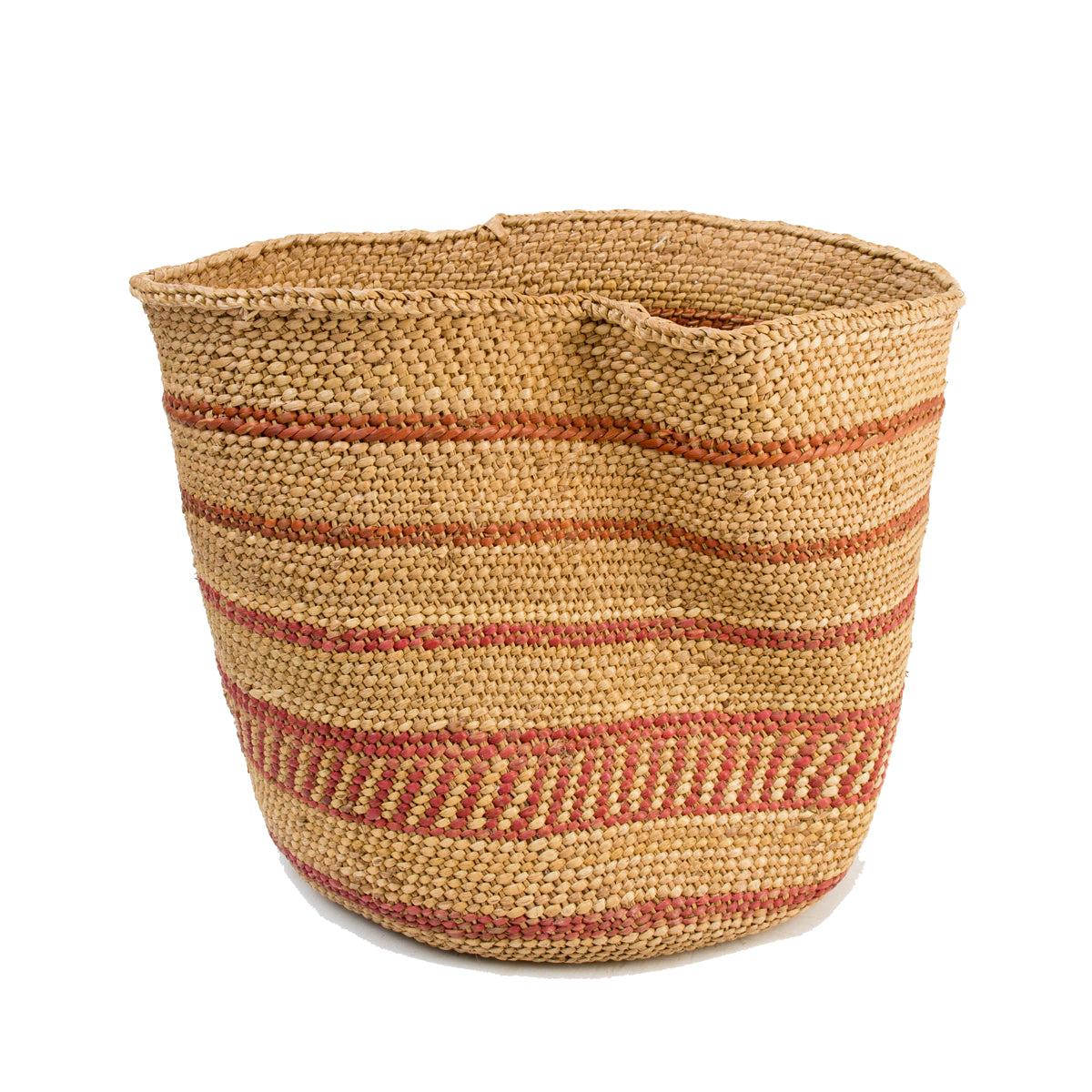 Hey Hey Iringa Basket - Striped Red 45D