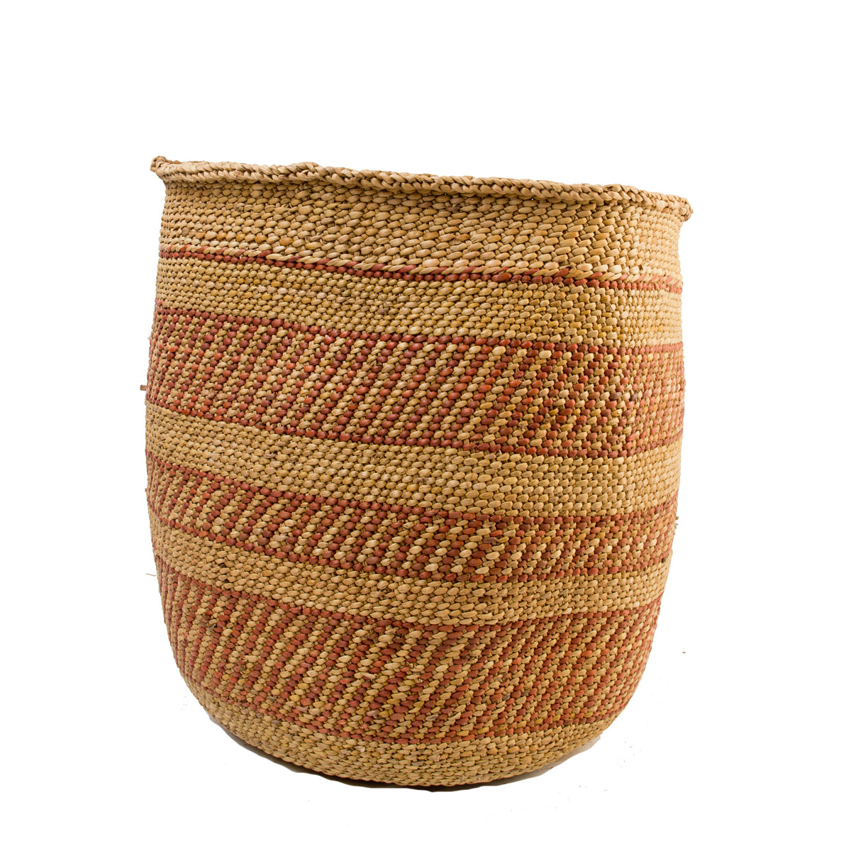 Hey Hey Iringa Basket - Stripe Red 47B