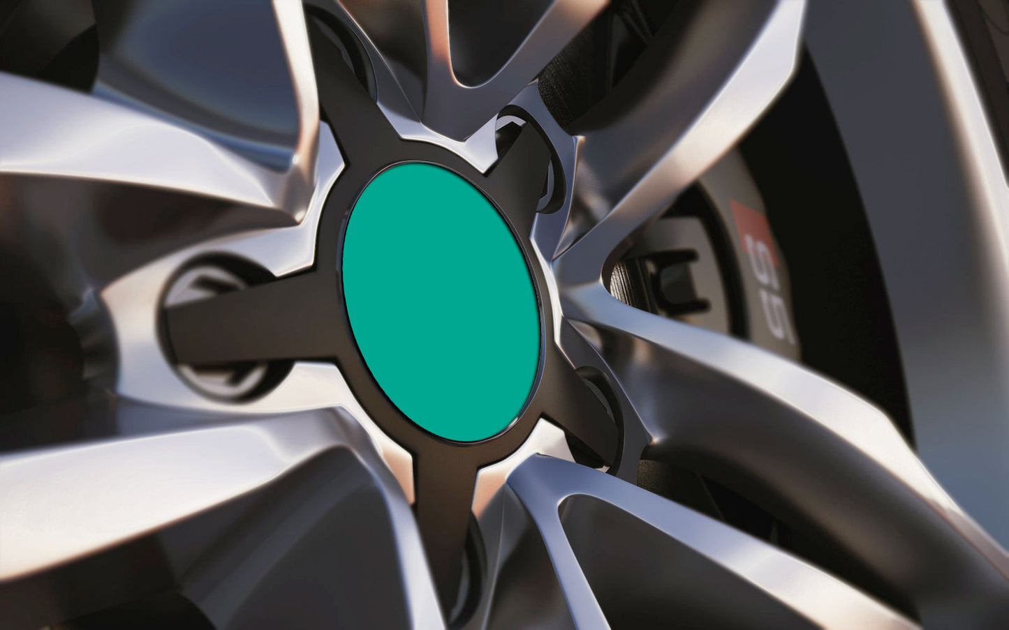 Upload Your Own Custom Design Universal Fit Alloy Wheel Centre Cap Badges (Pack of 4)