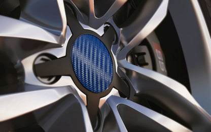Upload Your Own Custom Design Universal Fit Alloy Wheel Centre Cap Badges (Pack of 4)