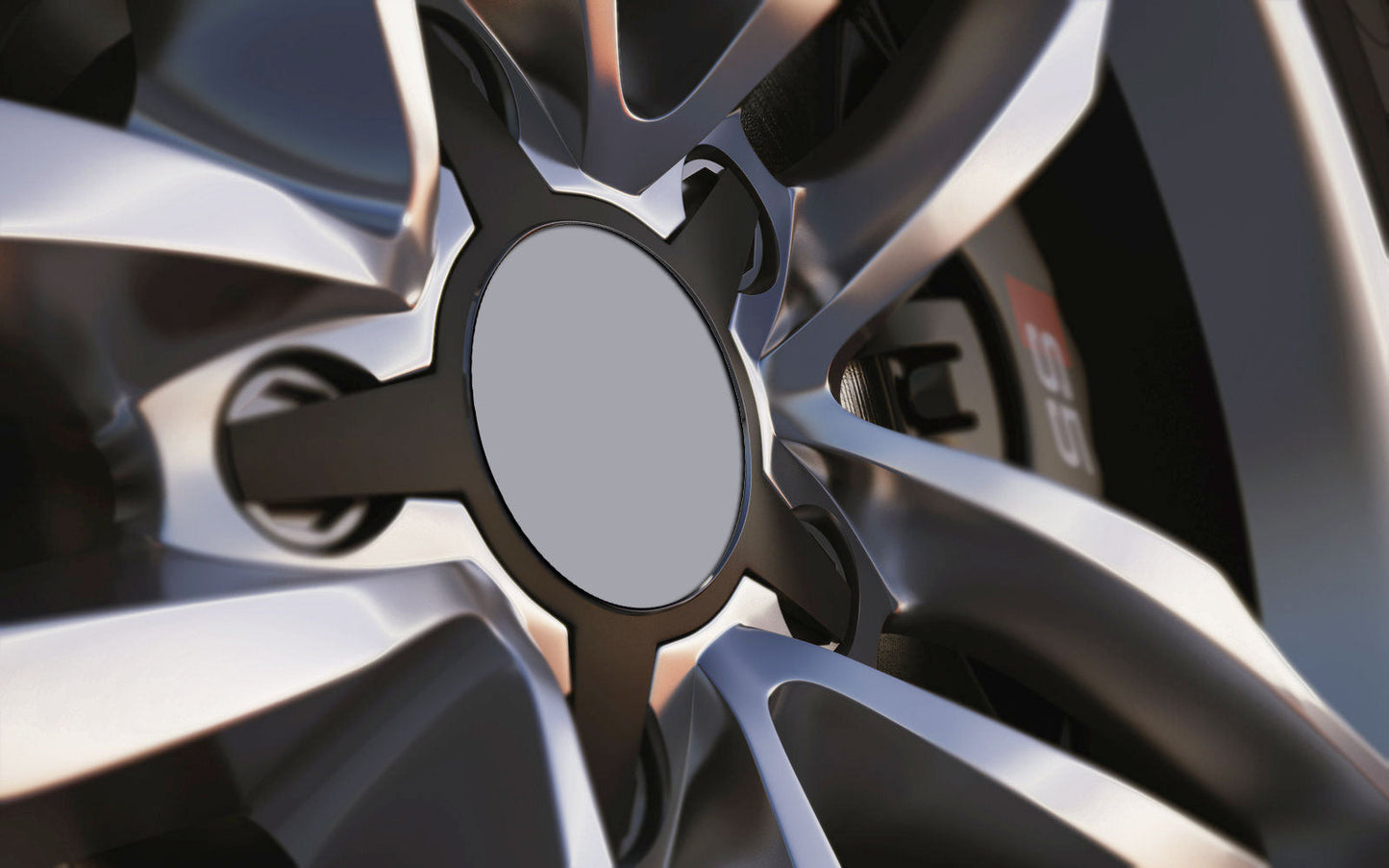 Upload Your Own Custom Design Universal Fit Alloy Wheel Centre Cap Badges (Pack of 4)