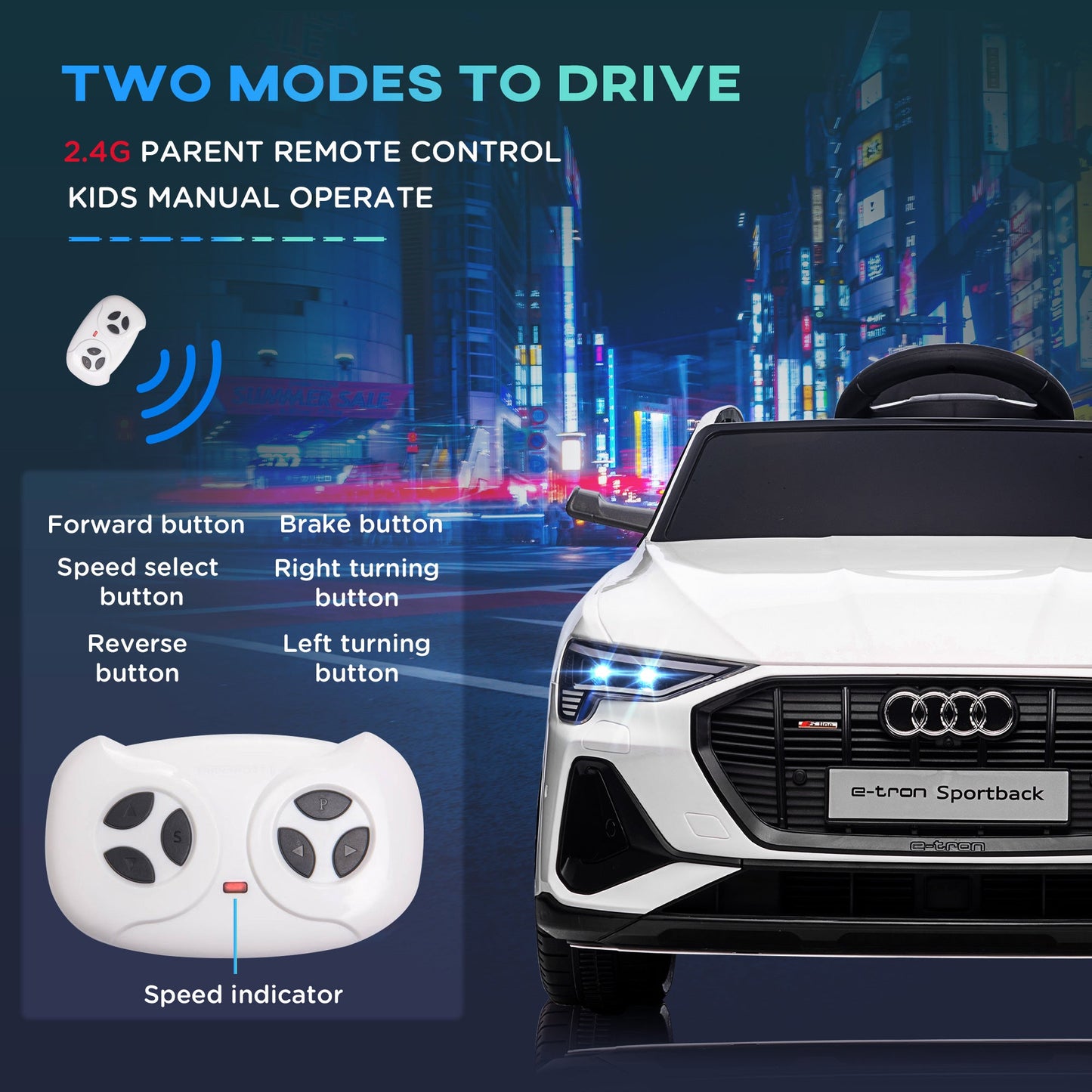 12V Kids Electric Ride-On Car
