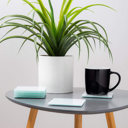 Square Glass Coasters - Pack of Six