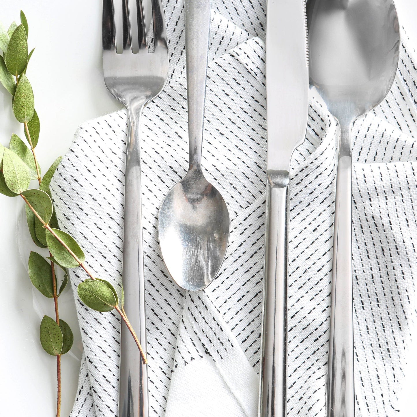 48pc 18/0 Stainless Steel Cutlery Set
