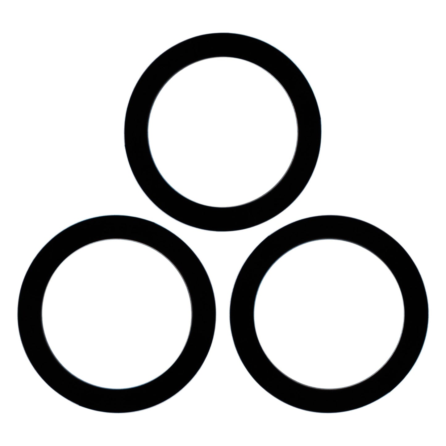 Large Glass Storage Jar Seals - Pack of Six