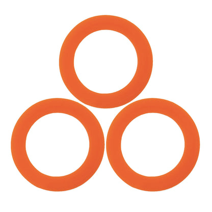 Small Glass Storage Jar Seals - Pack of Six