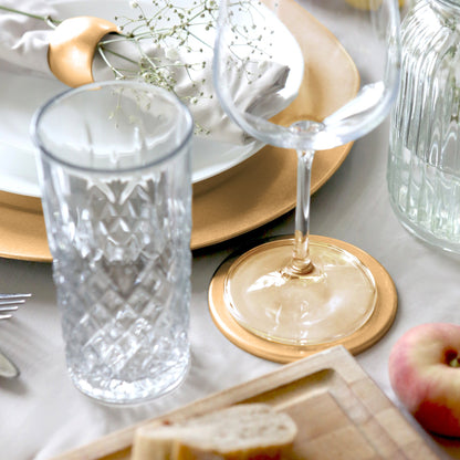 Metallic Melamine Coasters - Pack of Six