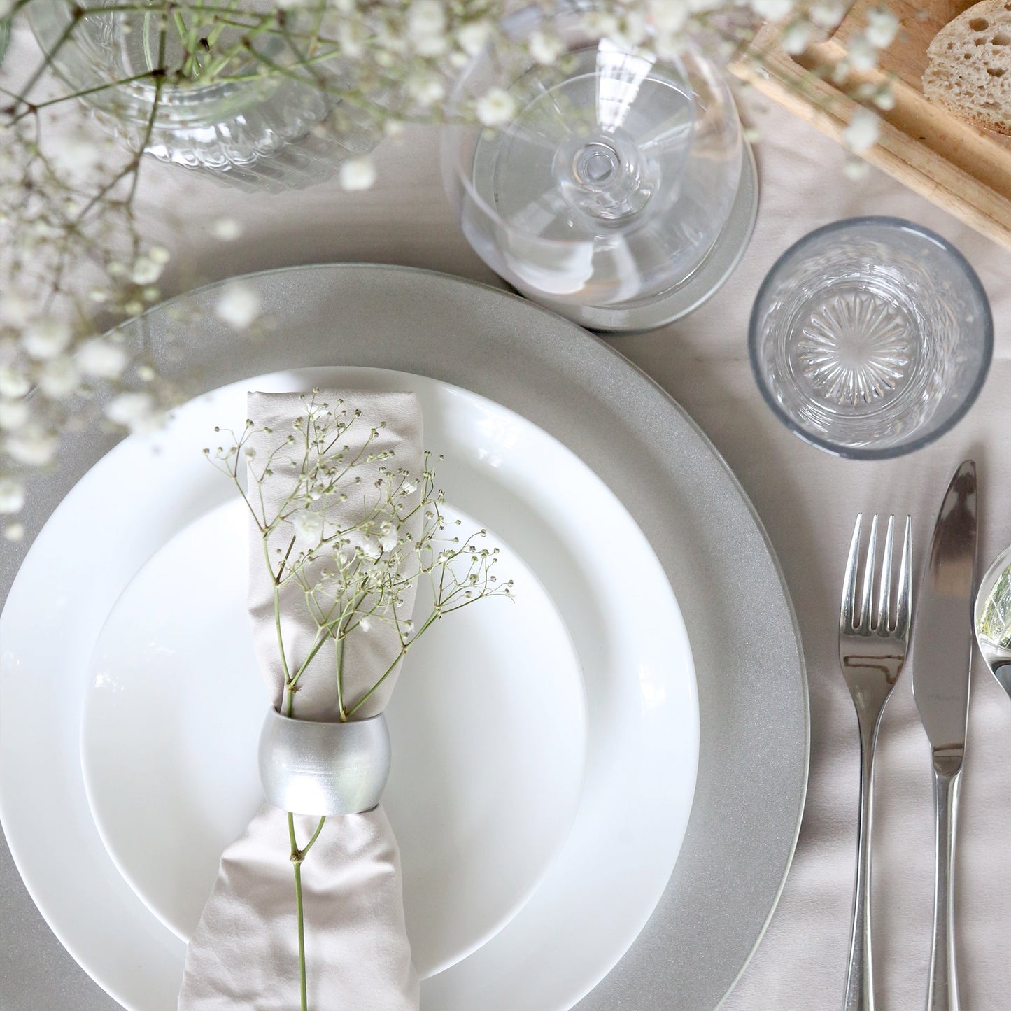 Metallic Melamine Coasters - Pack of Six