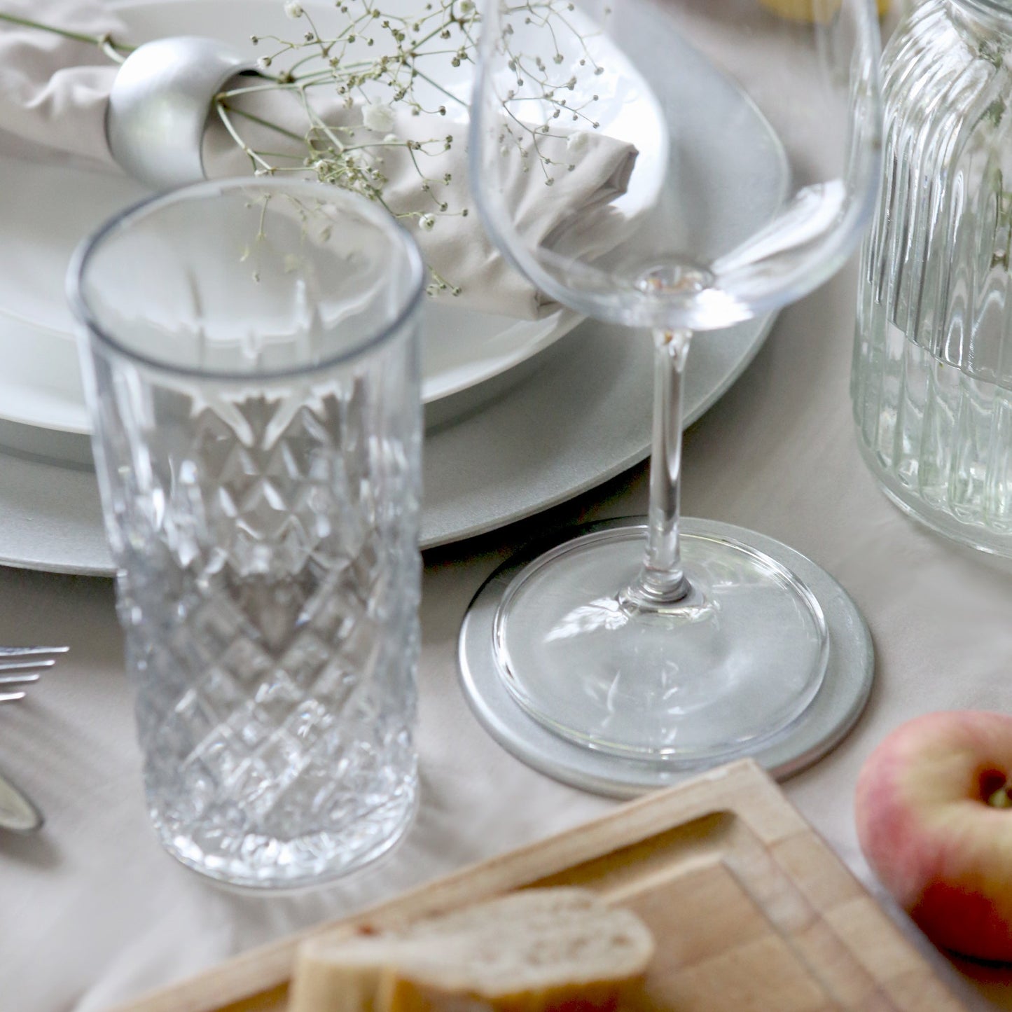 Metallic Melamine Coasters - Pack of Six