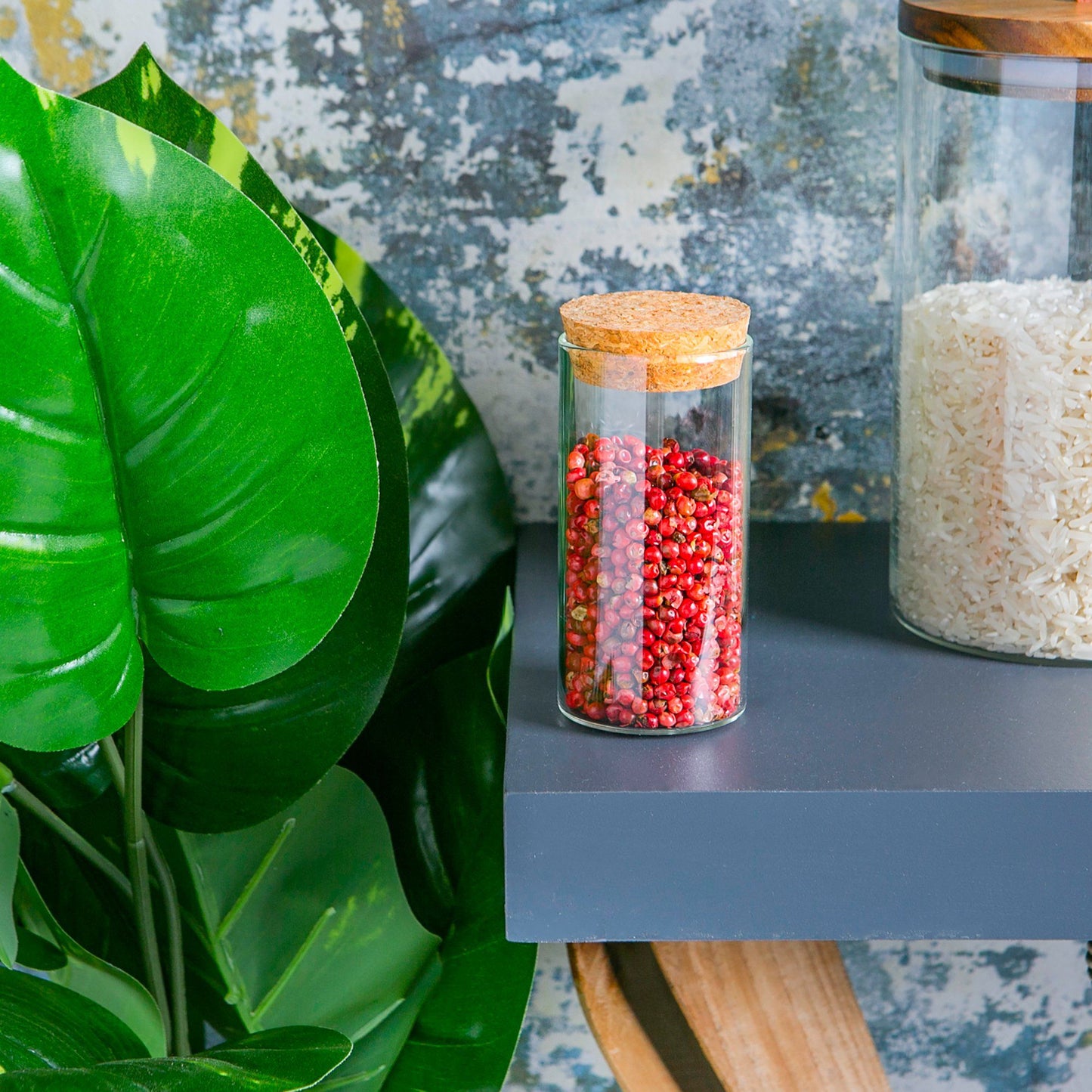 110ml Scandi Storage / Spice Jar with Cork Lid