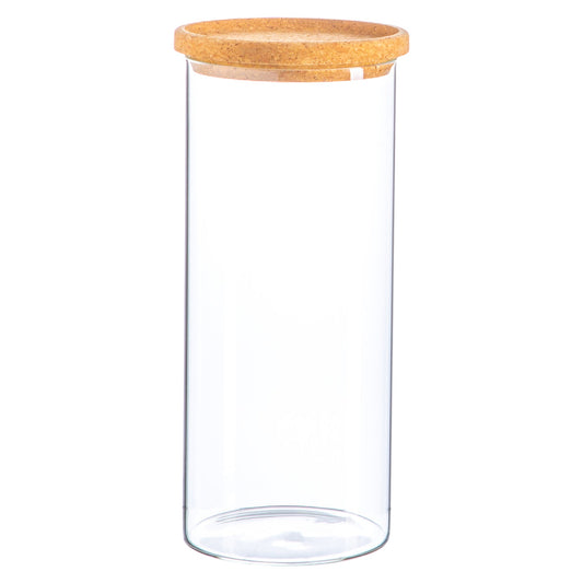 1.5L Scandi Storage Jar with Cork Lid