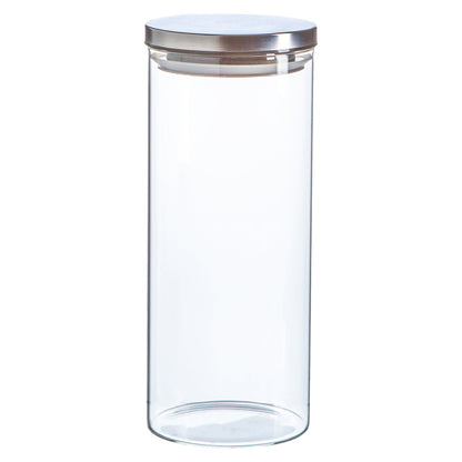 1.5L Scandi Storage Jar with Metallic Lid