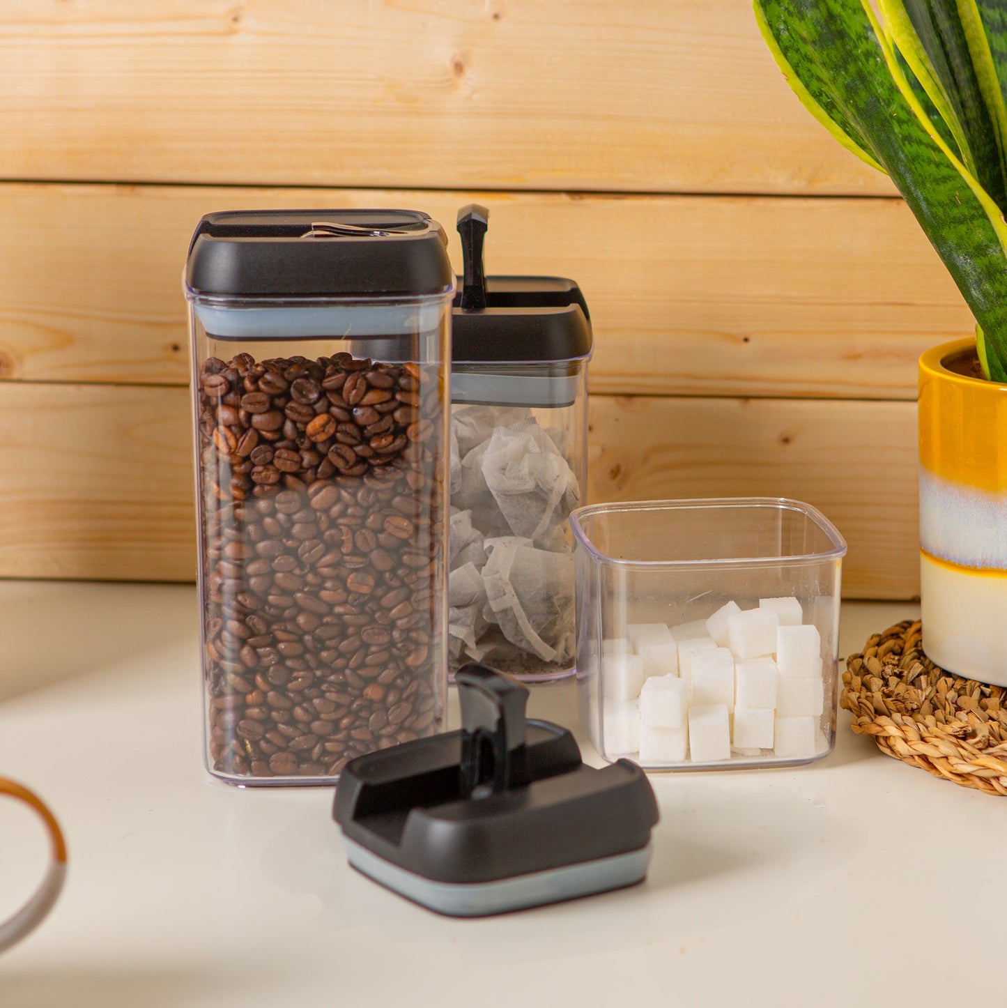 1.2L Airtight Flip Lock Plastic Food Storage Container