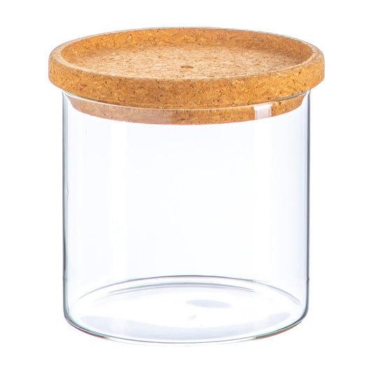 550ml Scandi Storage Jar with Cork Lid