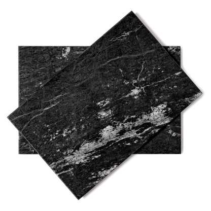 Rectangle Marble Placemats - 30cm x 20cm - Pack of Six