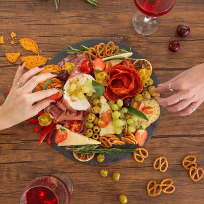 33cm Round Slate Serving Platter