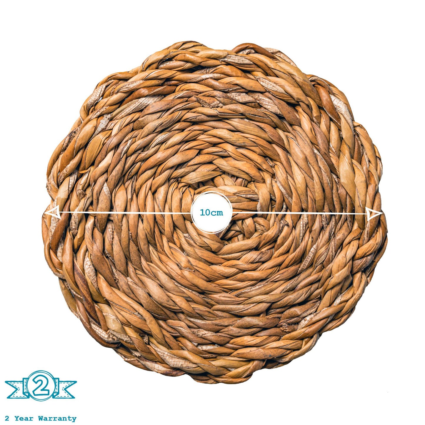 Woven Seagrass Coasters - Pack of Six