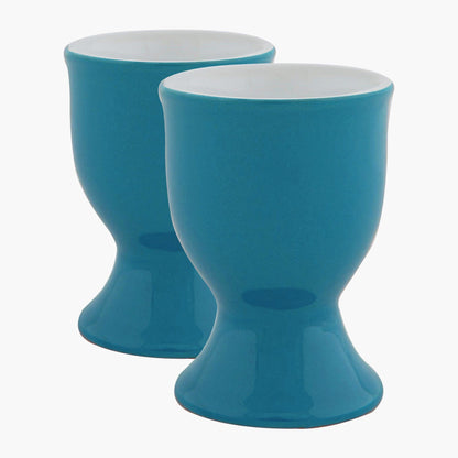Coloured Stoneware Egg Cups - Pack of Two