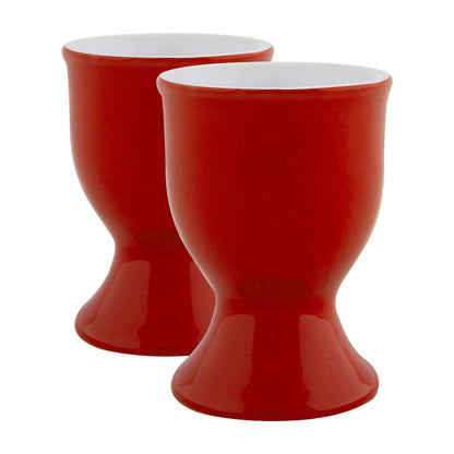 Coloured Stoneware Egg Cups - Pack of Two