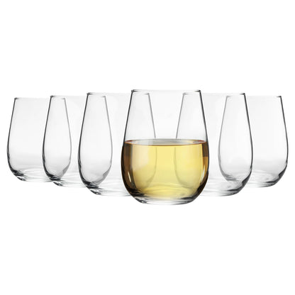 360ml Gaia Stemless Wine Glasses - Pack of Six