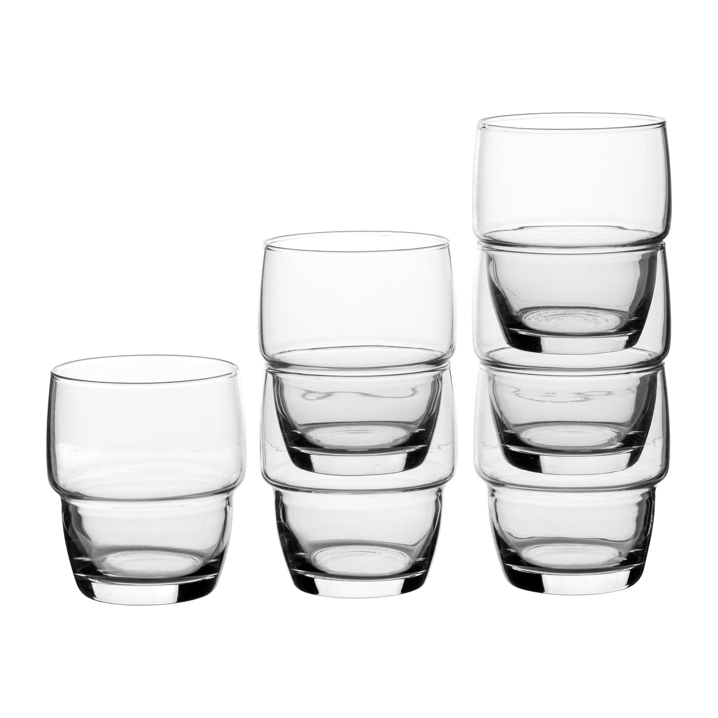 285ml Galata Stacking Tumbler Glasses - Pack of Six