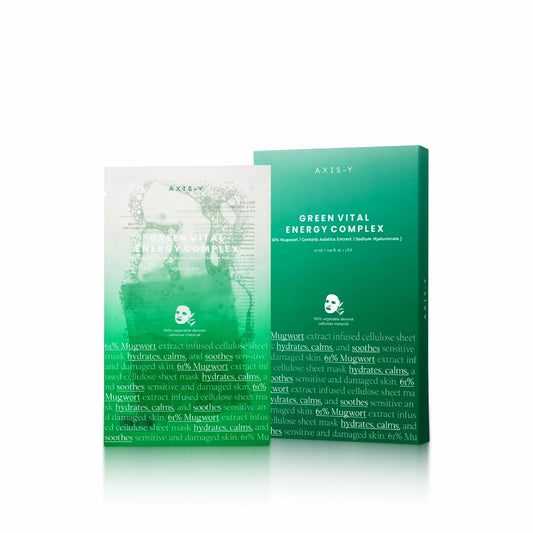 AXIS-Y Mugwort Green Vital Energy Complex Sheet Mask 27ml