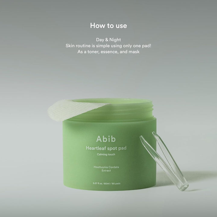 ABIB Heartleaf Spot Pad Calming Touch (80pc)150ml