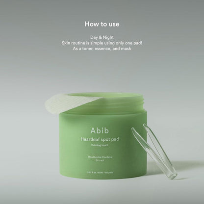 ABIB Heartleaf Spot Pad Calming Touch (80pc)150ml