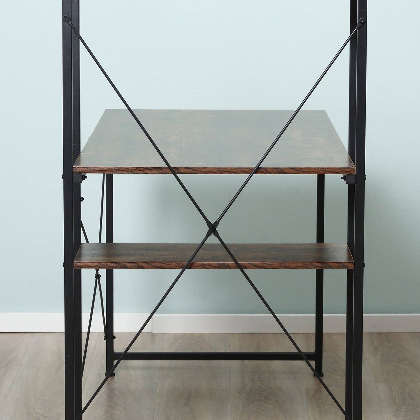 Industrial Computer Desk with Storage