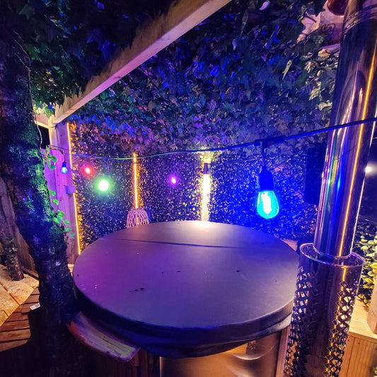 30M / 98FT Outdoor Elite Festoon Multi-Colour LED Waterproof Heavy Duty Connectable String Lights
