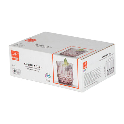 370ml America '20s Tumbler Glasses - Pack of Six