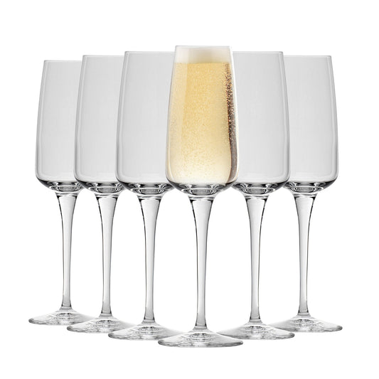230ml Aurum Champagne Flutes - Pack of Six