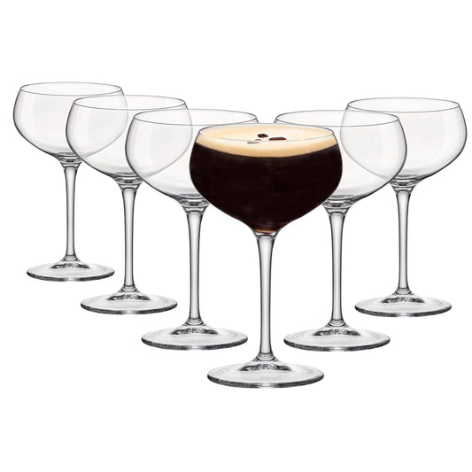 305ml Bartender Espresso Martini Glasses - Pack of Six