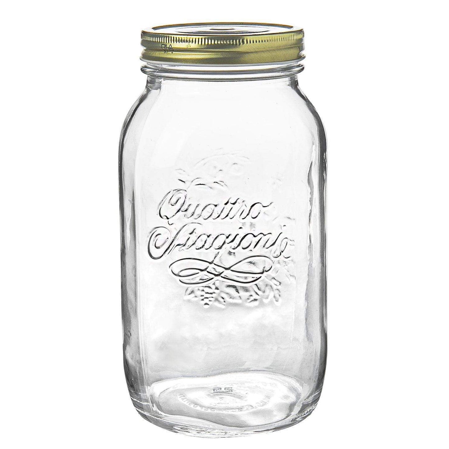 1L Quattro Stagioni Glass Storage Jar